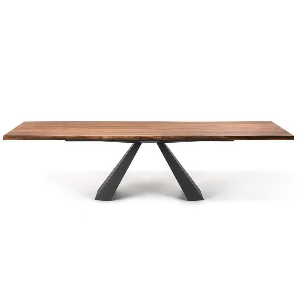 ELIOT WOOD Rectangular veneer table