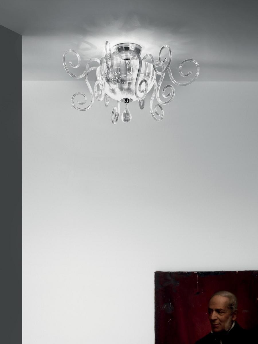 BOLERO PL75 LED blown glass ceiling light