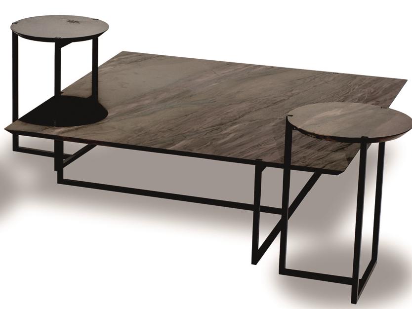 ICARO Square marble coffee table