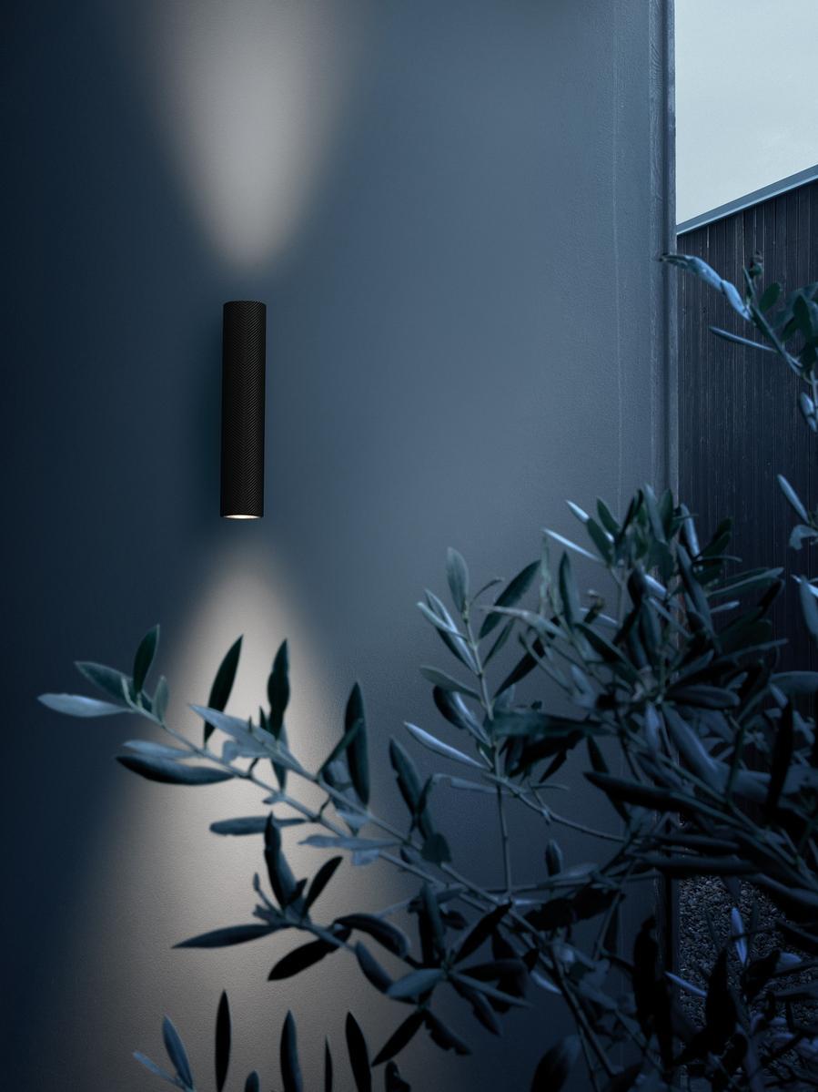 FLAUTA SPIGA OUTDOOR LED aluminium outdoor wall lamp