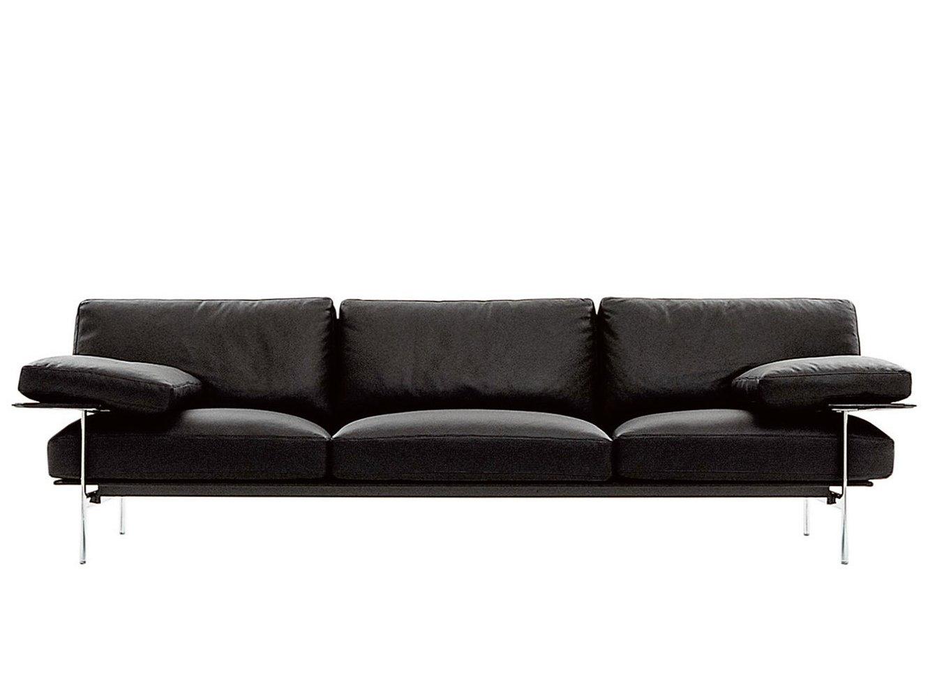 DIESIS 3 seater leather sofa