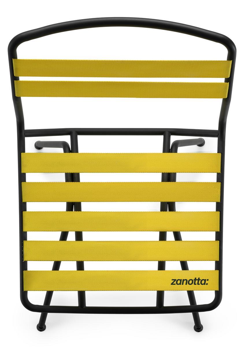 DAN 2057 Steel chair with elastic straps in polyester thread