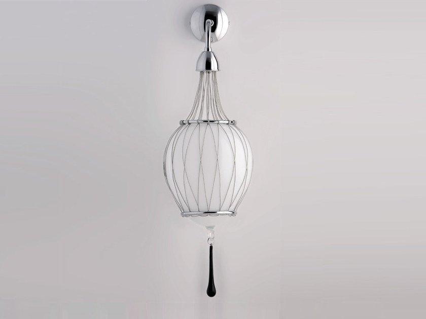 TANGO Blown glass wall lamp