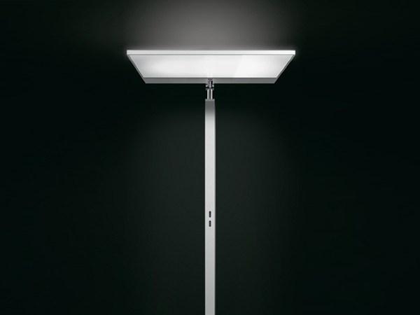 PAD Direct-indirect light aluminium floor lamp