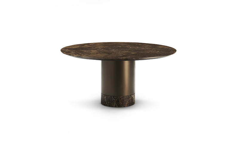 CILINDRO MARBLE Square stone table