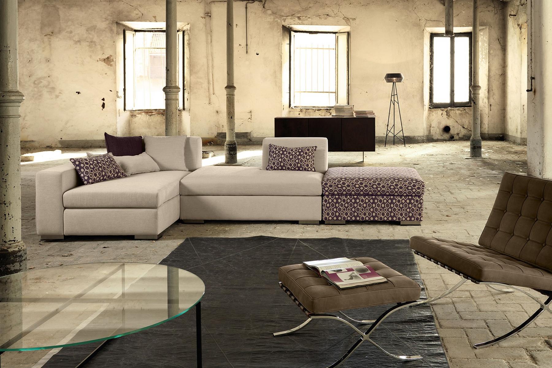KOOI Corner fabric sofa