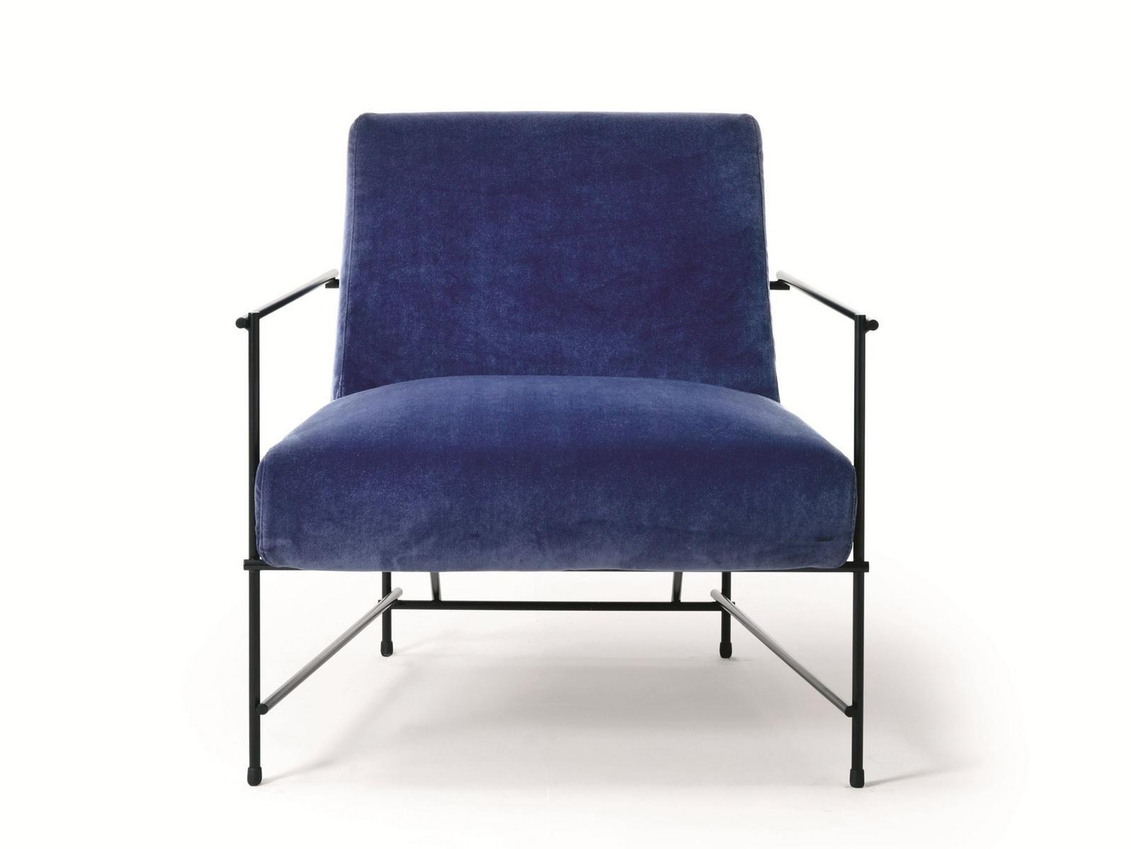 KYO Upholstered armchair with armrests