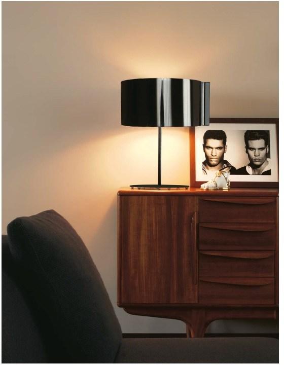 SWITCH - 206 Direct-indirect light metal table lamp with dimmer
