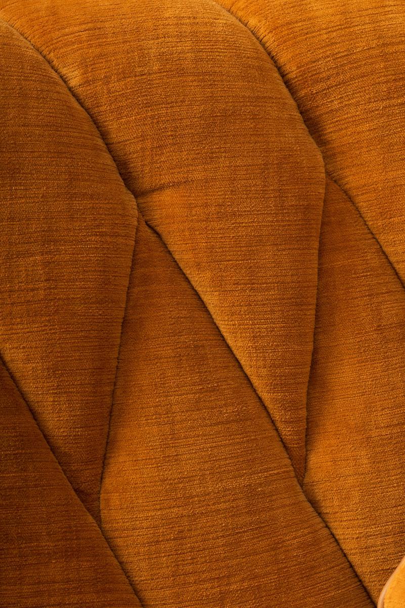 FEDRO 3 seater fabric and leather sofa