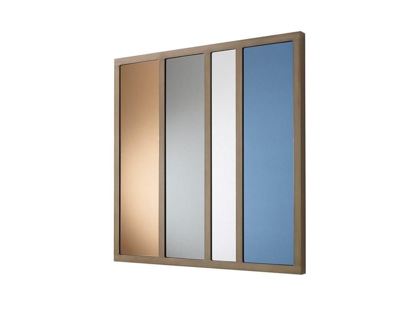 CHARLESTON Square framed wall-mounted mirror