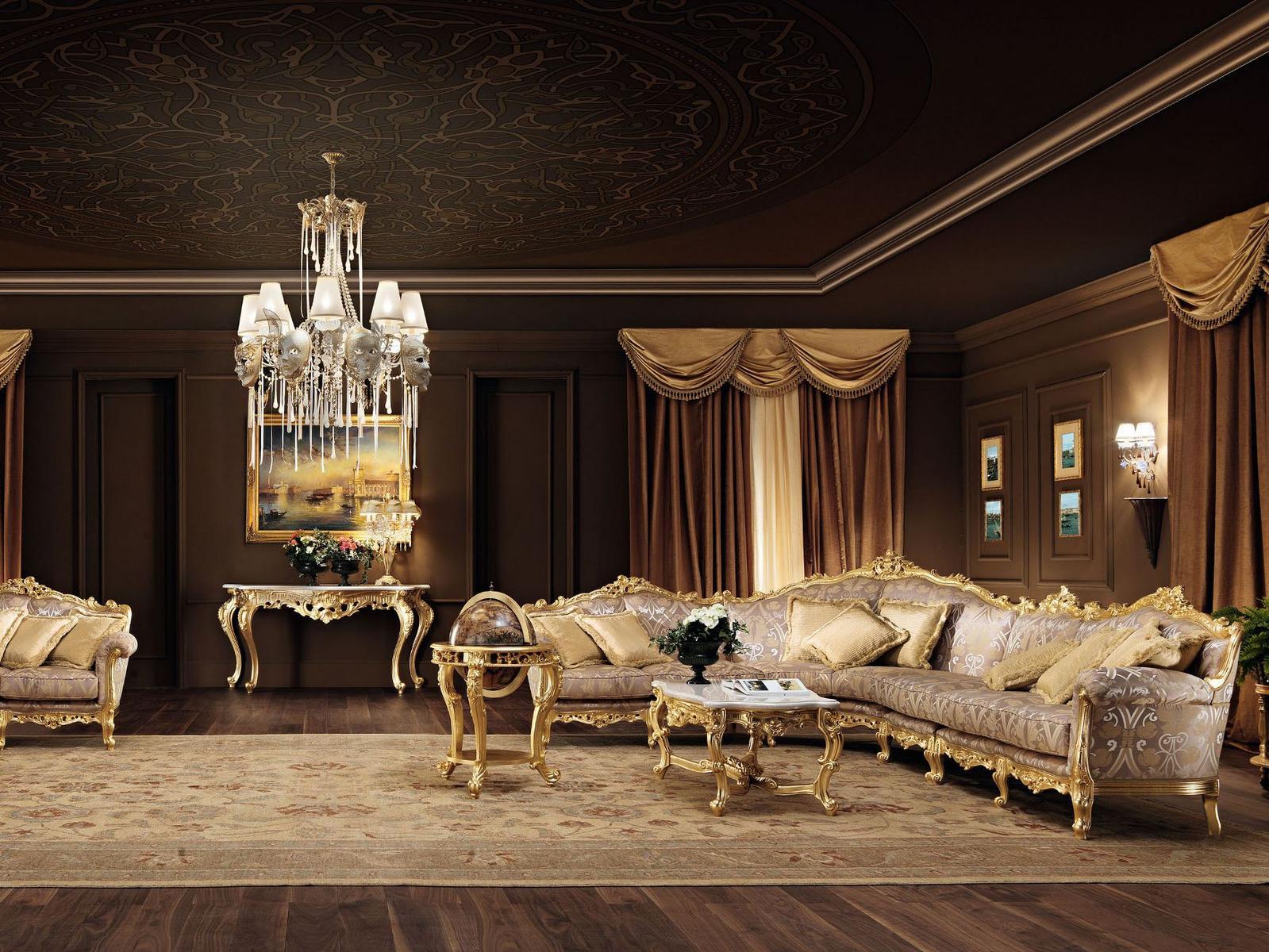 11615 Low rectangular solid wood coffee table