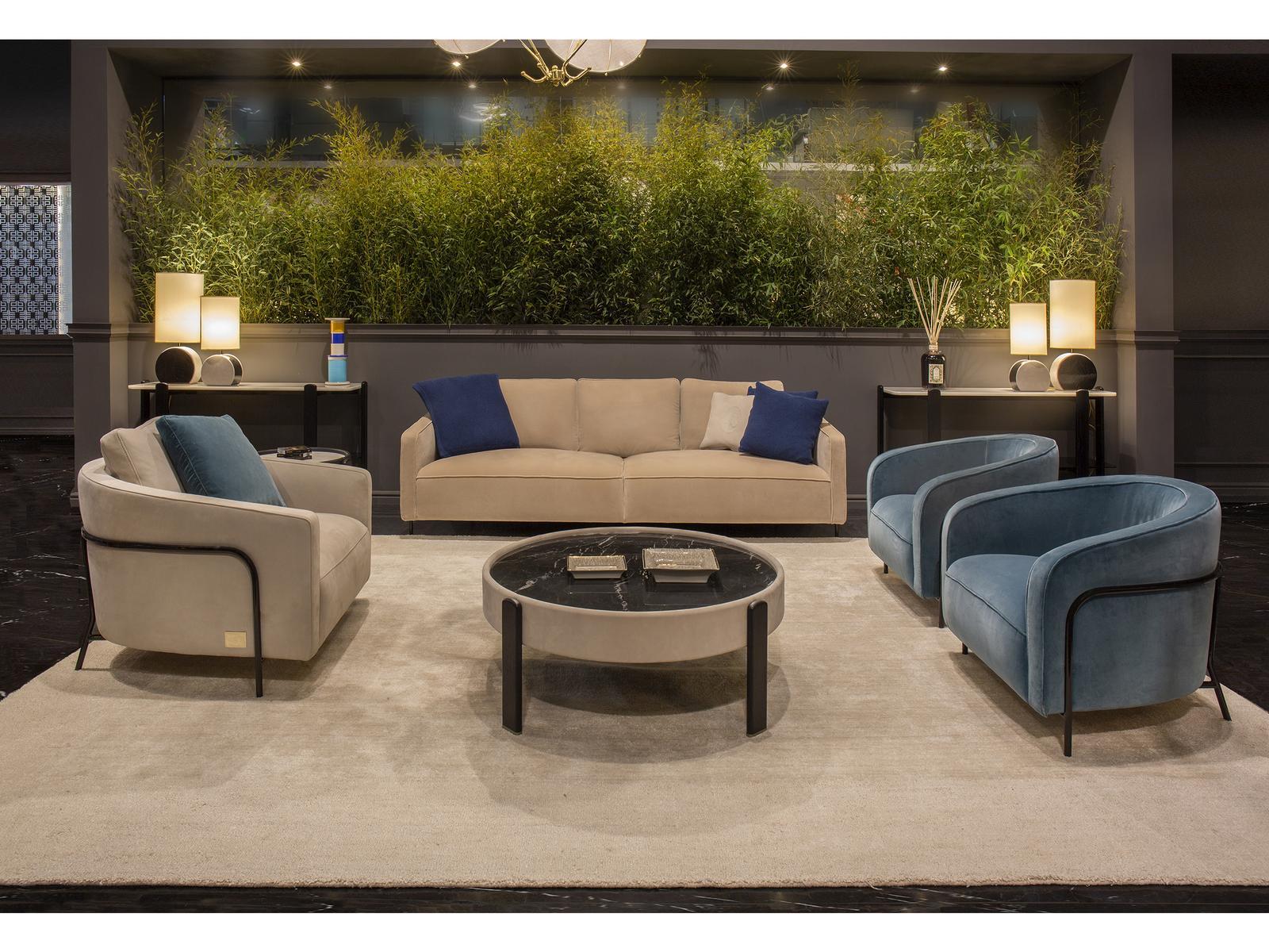 GIULIA Nabuk armchair