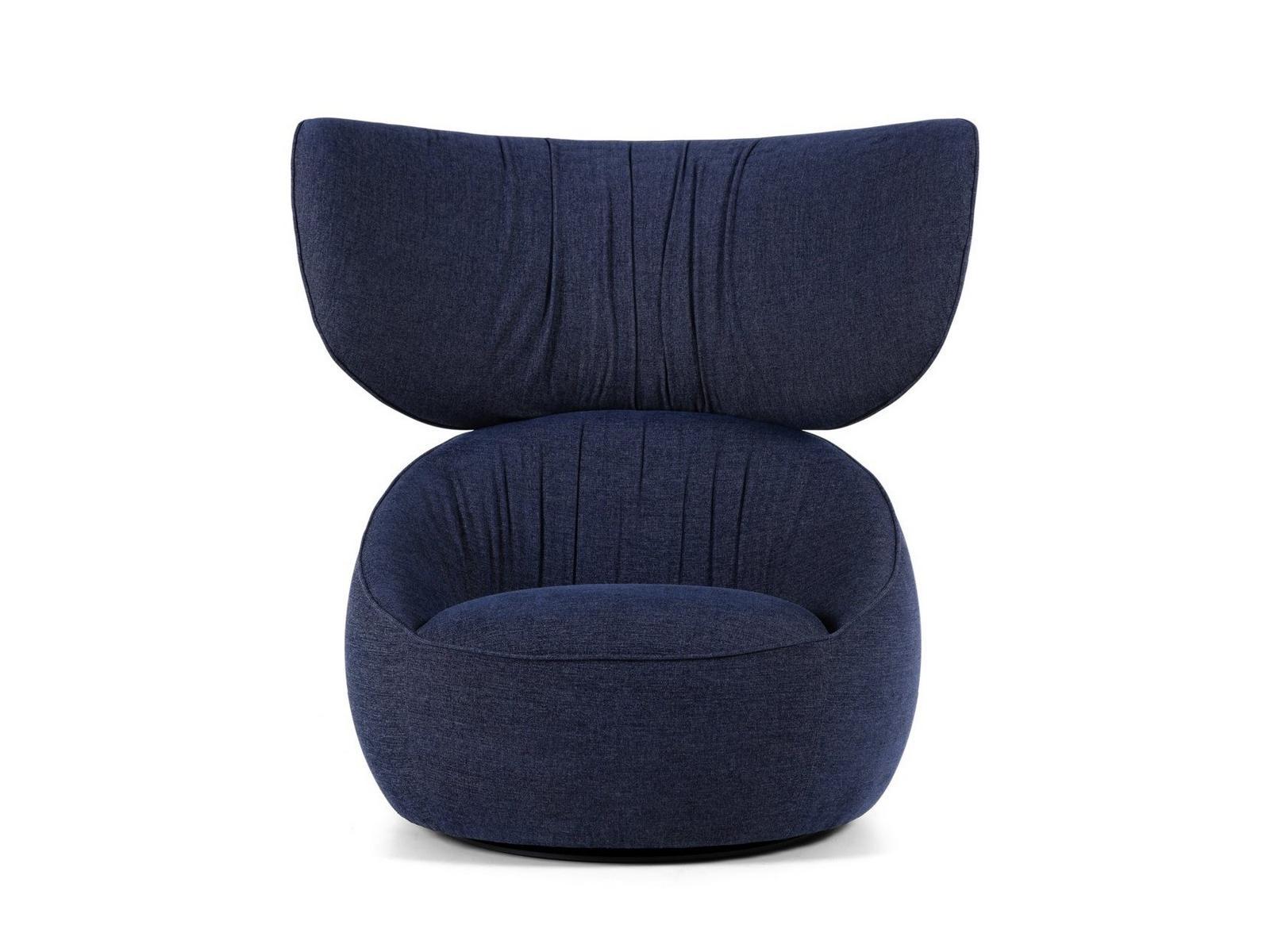 HANA WINGBACK SWIVEL Swivel upholstered high-back armchair