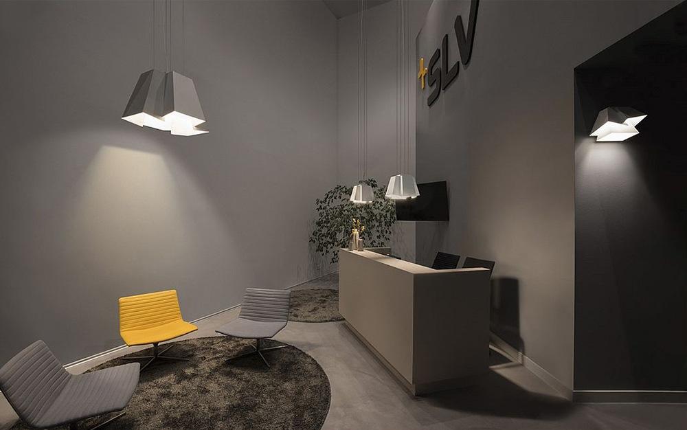 SOBERBIA Metal pendant lamp in a contemporary style