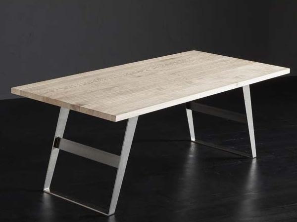 PARIGI + IRON Oak dining table