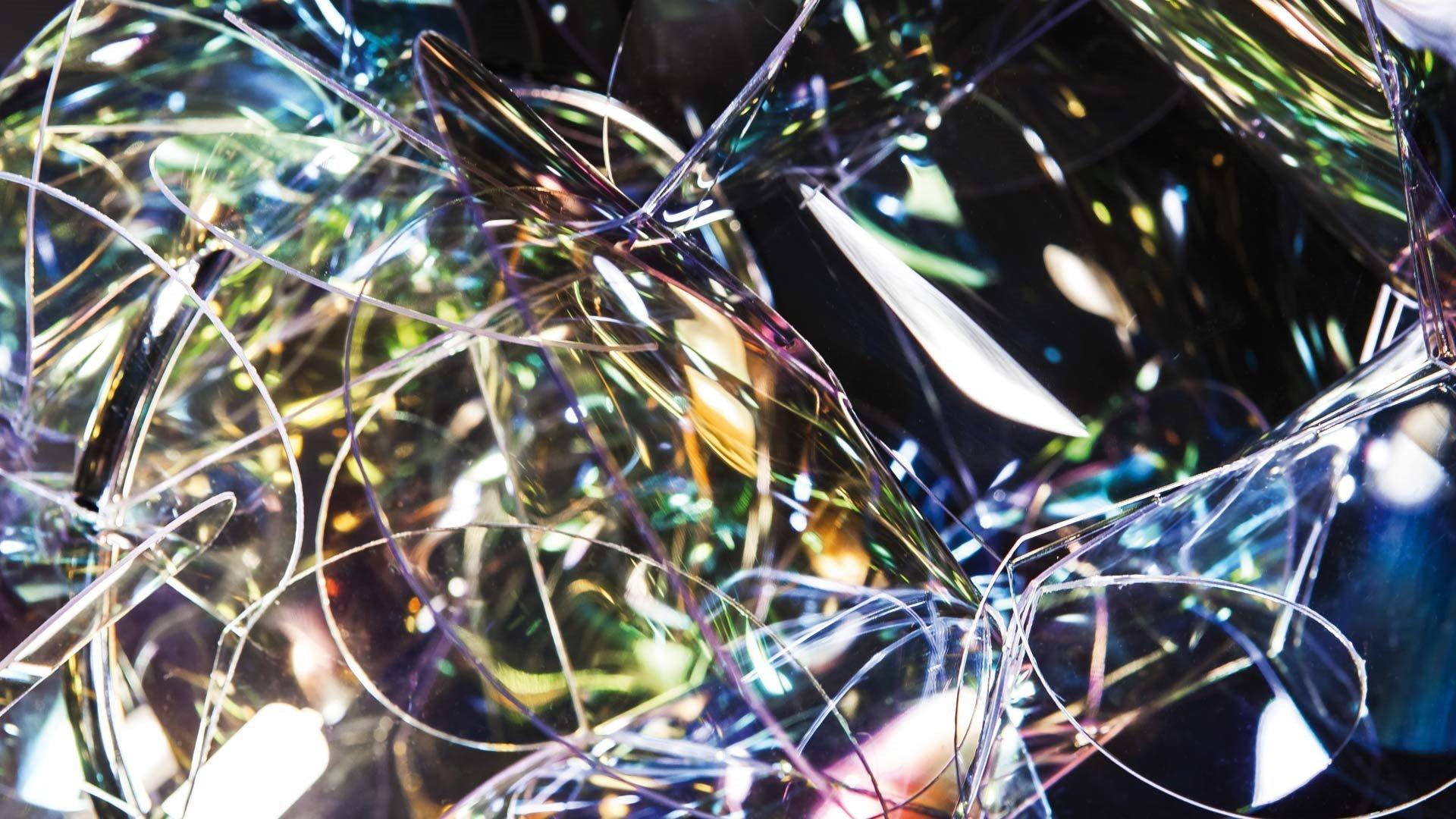 MILLE BOLLE LED polycarbonate wall lamp