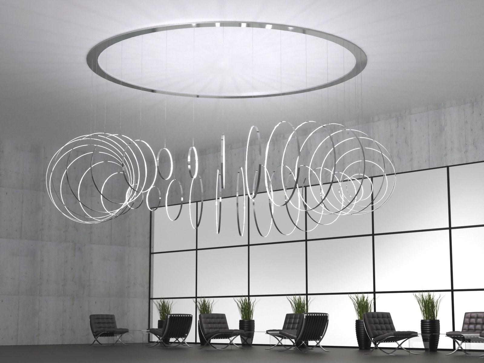 RINGS VERTICALE LED pendant lamp