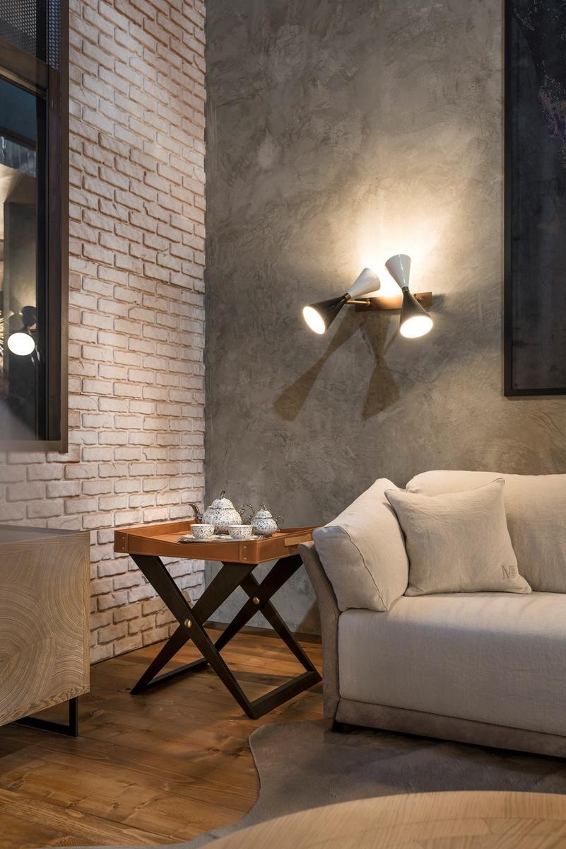 FLIPPER Direct-indirect light wall lamp