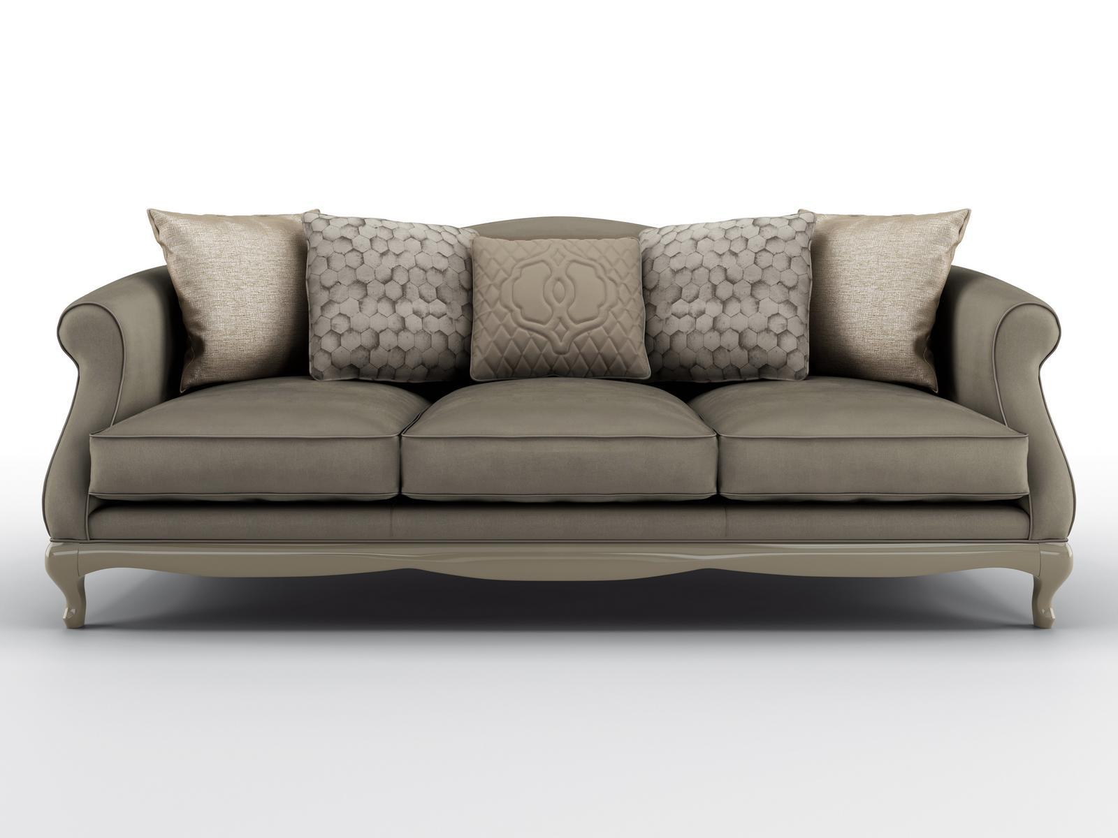 FLY 3 seater velvet sofa
