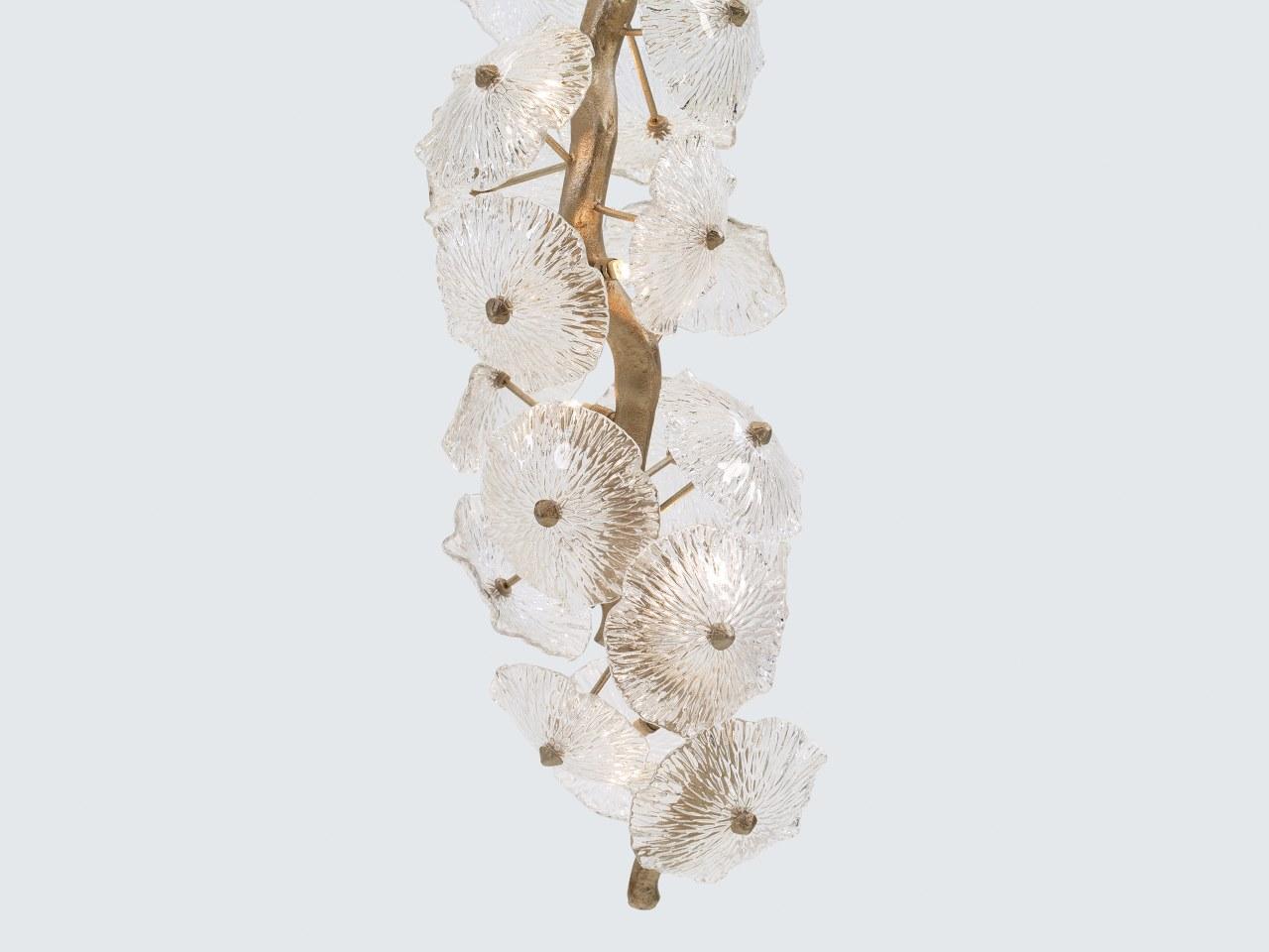 NENUFAR CT3229/43 LED handmade bronze ceiling lamp