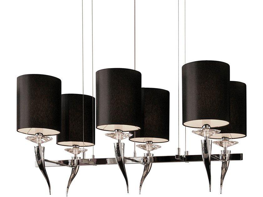 LOVING ARMS H6 Metal pendant lamp with crystals