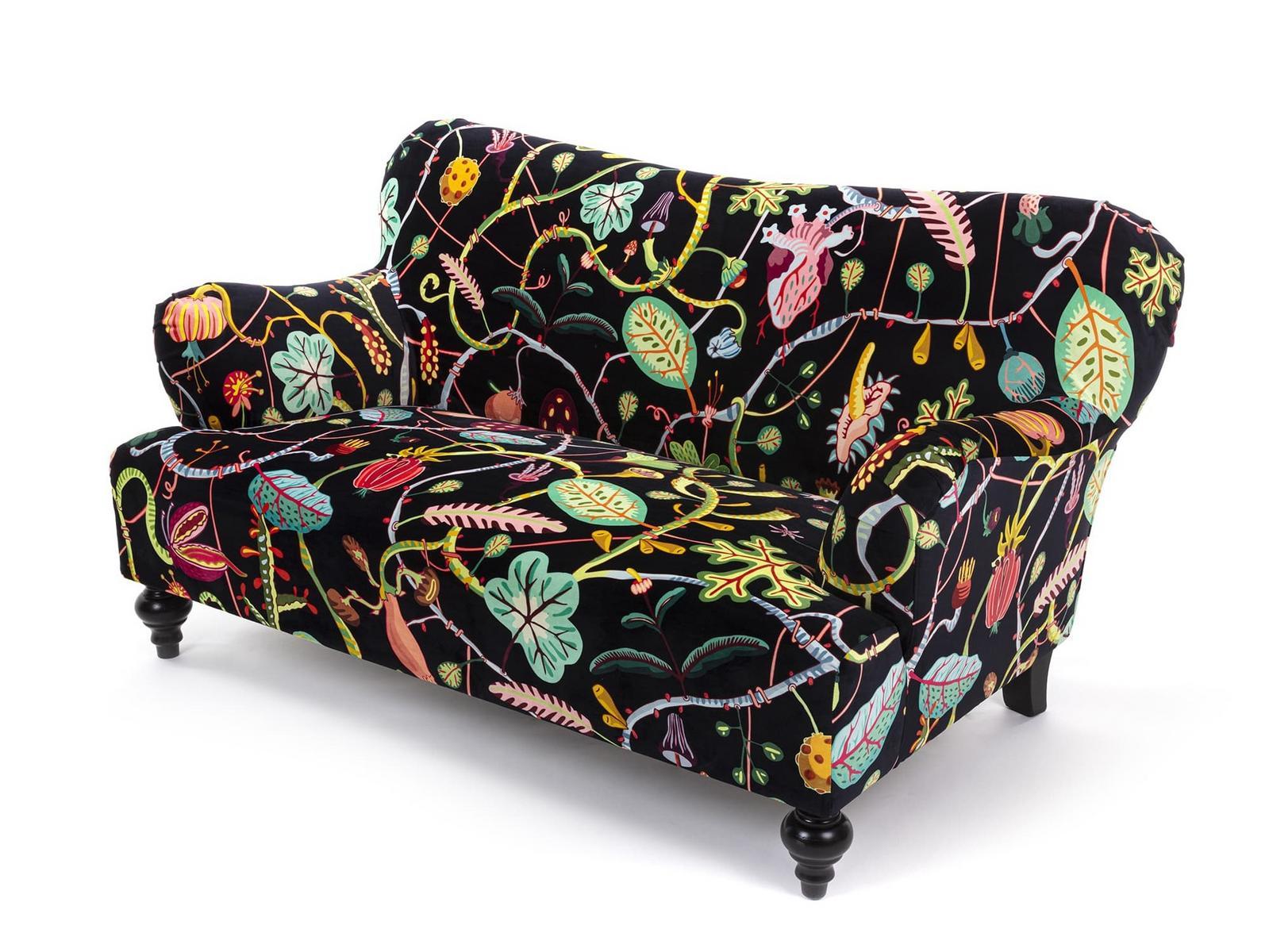 BOTANICAL DIVA 2 seater fabric sofa