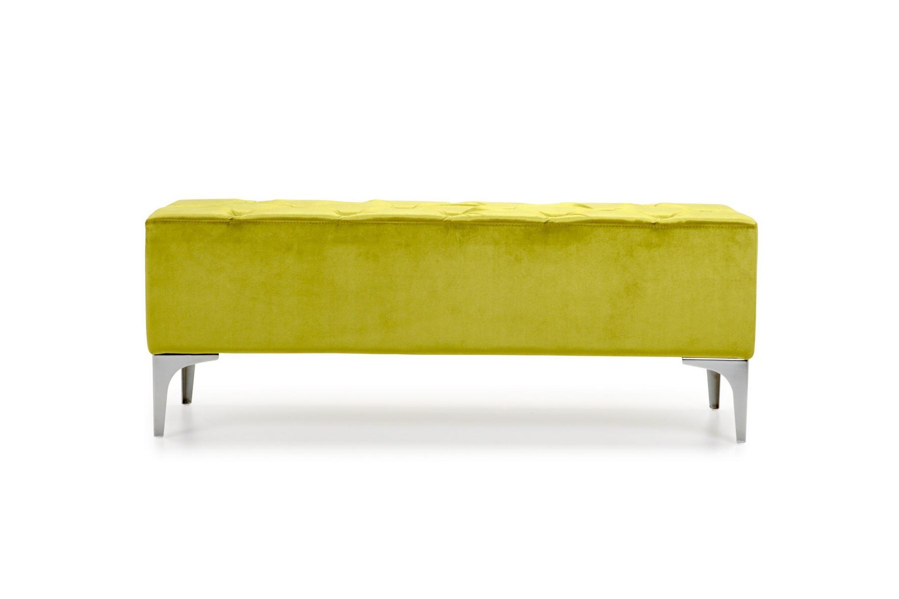 MEGH Tufted upholstered fabric bench