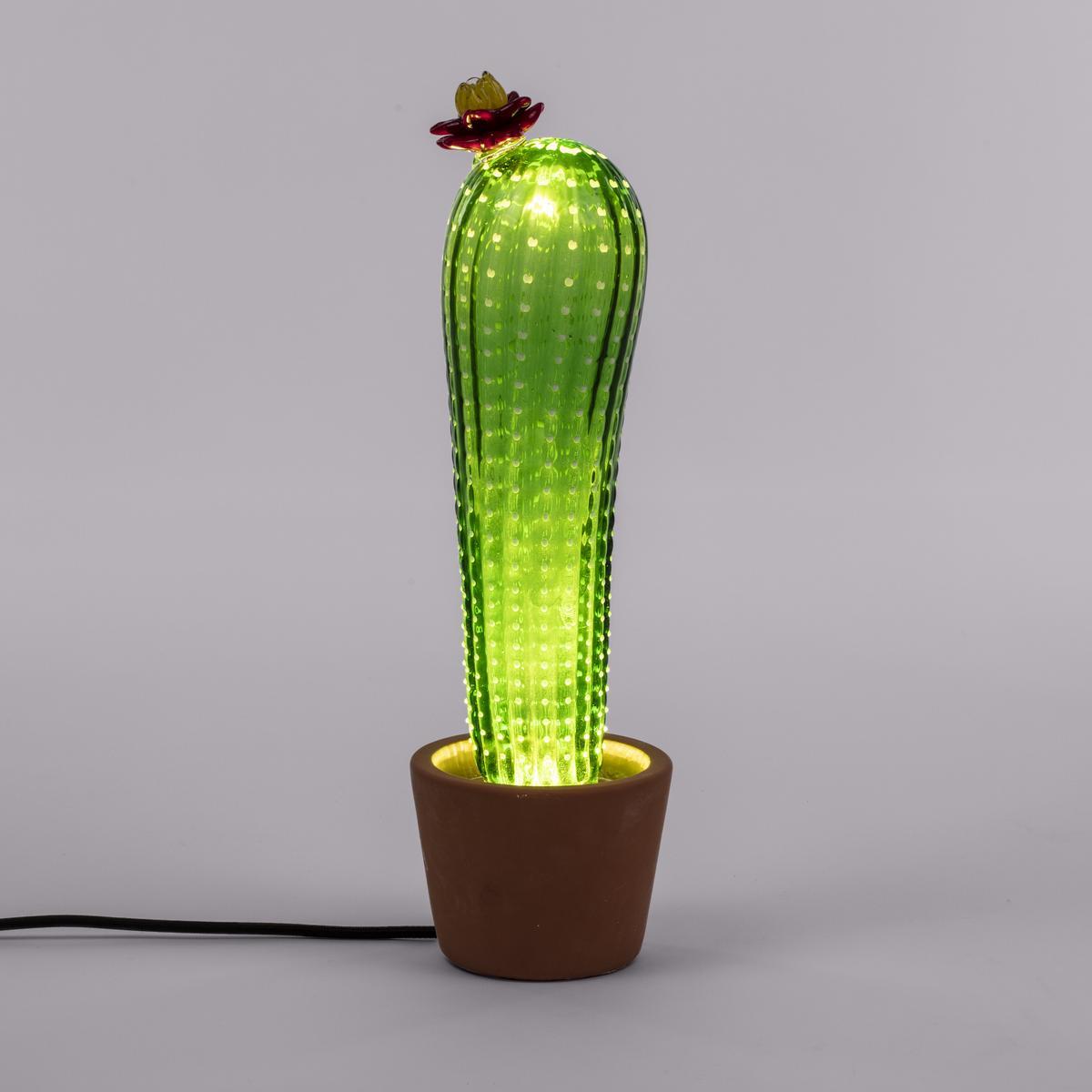 CACTUS SUNRISE Blown glass table lamp / floor lamp