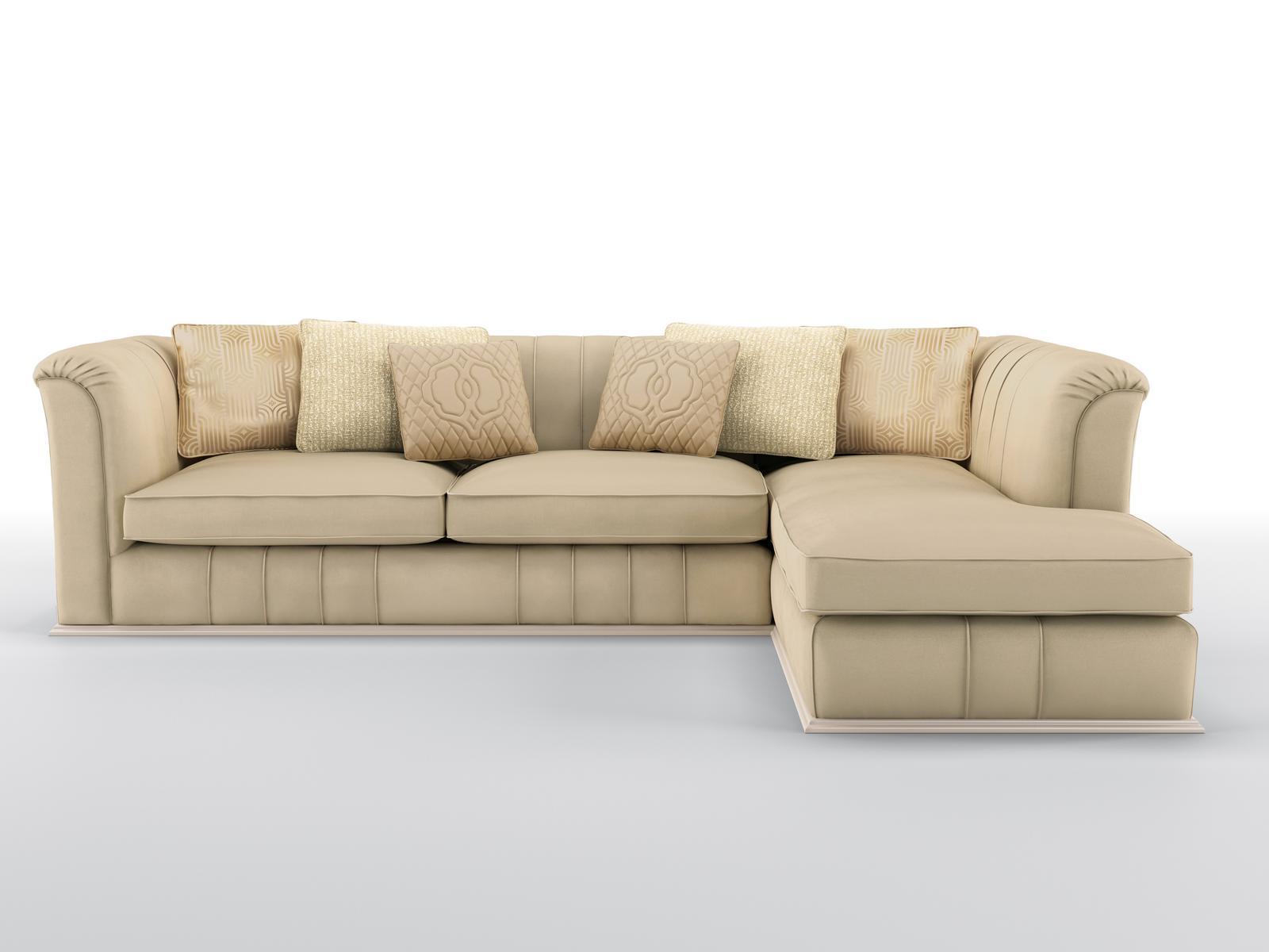 GORDON Sectional velvet sofa