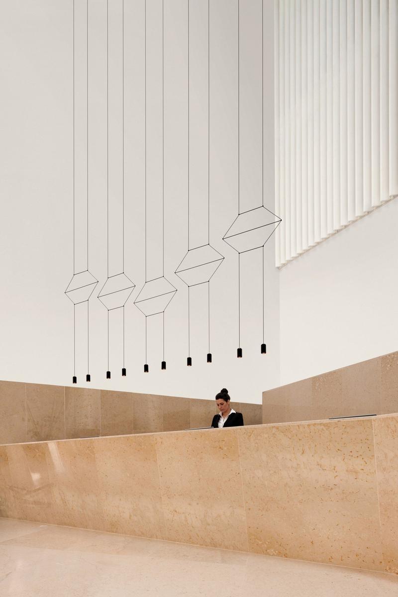 WIREFLOW LINEAL LED pendant lamp