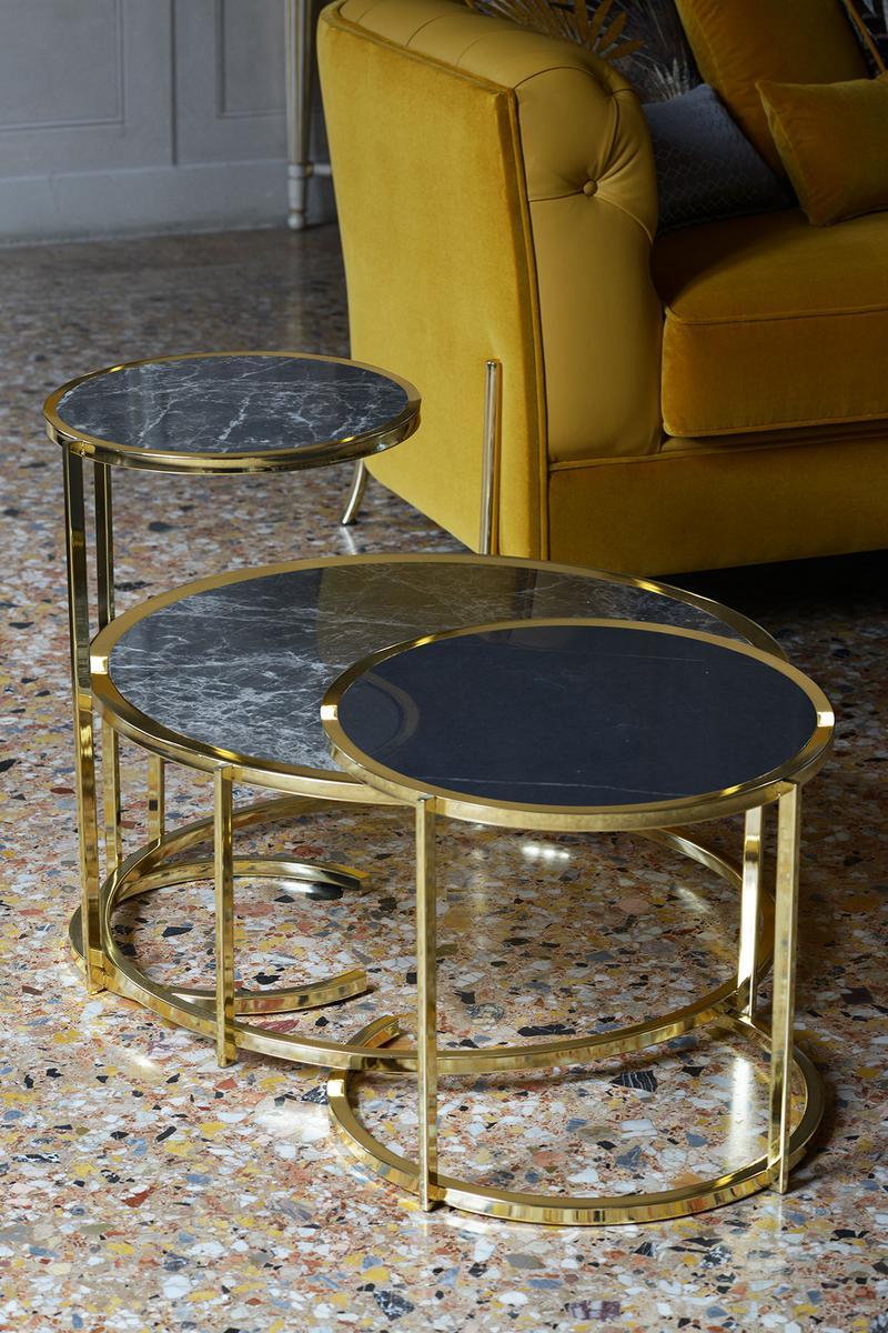 TETI Round ceramic side table