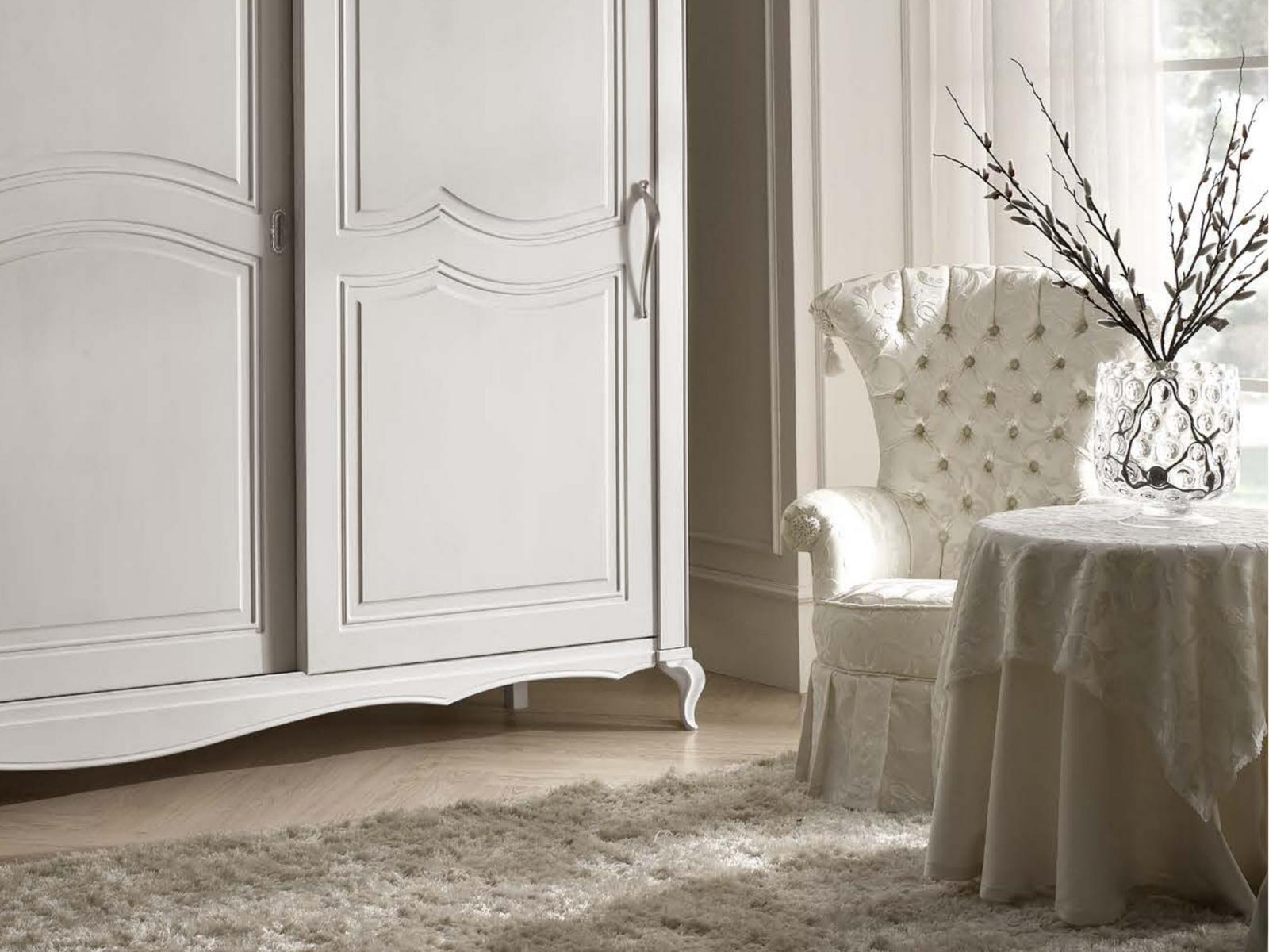 EMPORIO VOLPI - 2183 Tufted high-back fabric armchair