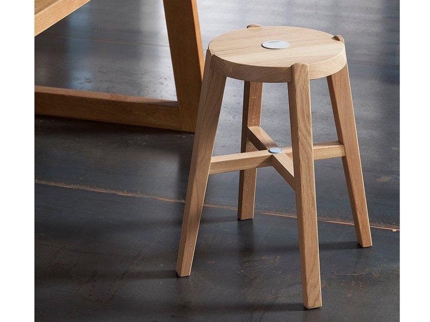 SMALL Oak stool