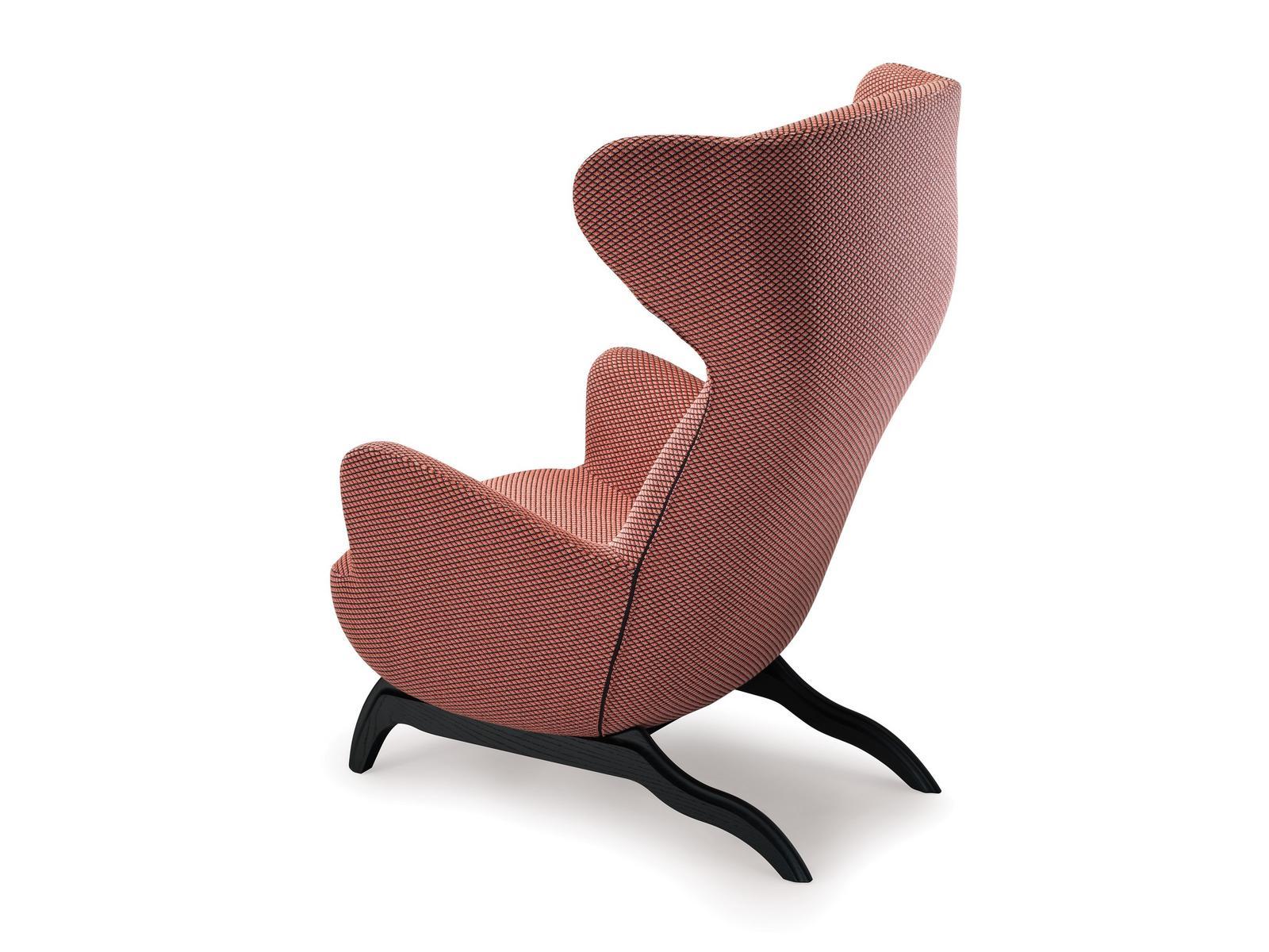 ARDEA CM 882 Bergere armchair upholstered in fabric or leather