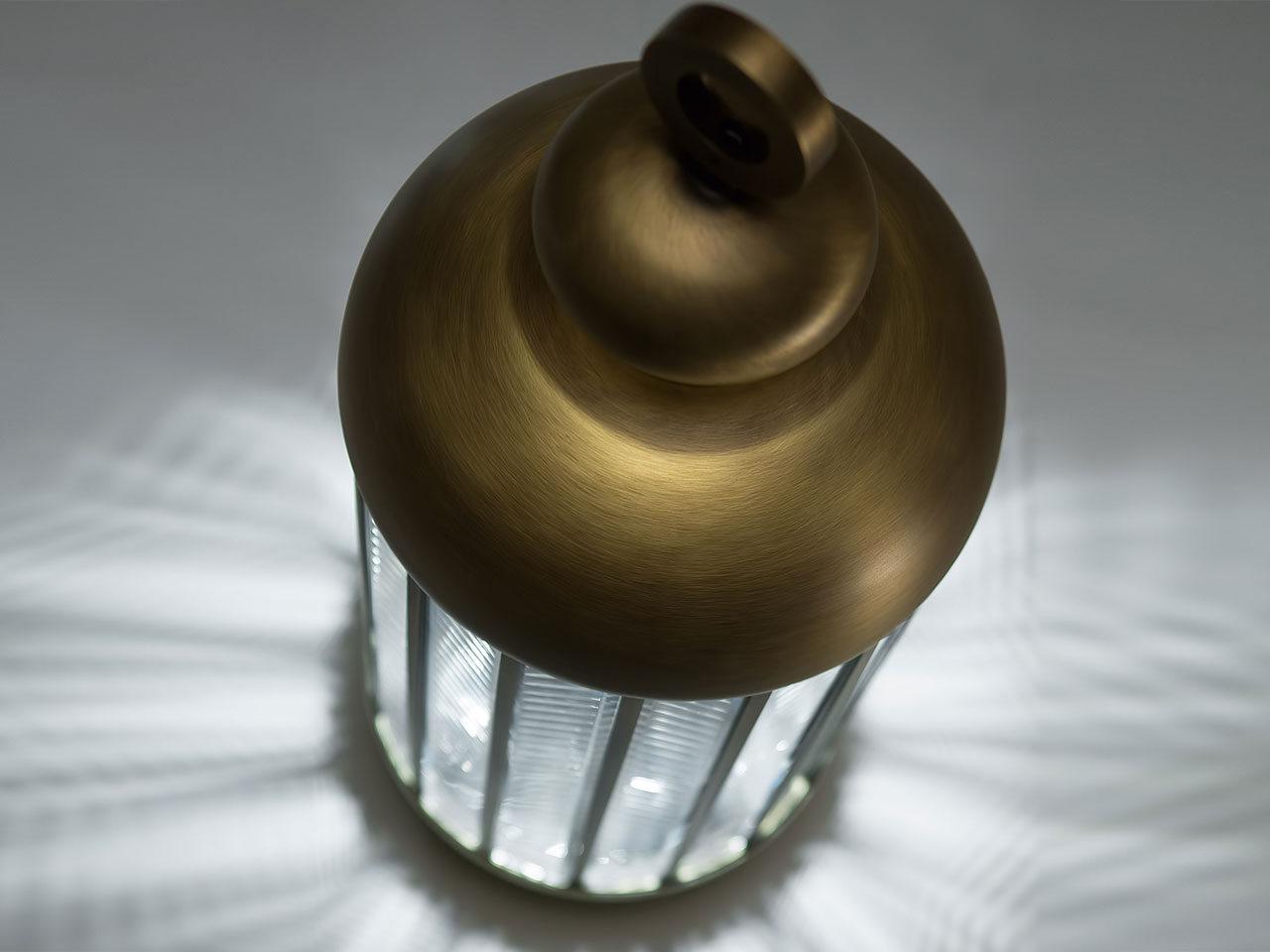 FATA MORGANA 215/L LED metal and glass floor lamp