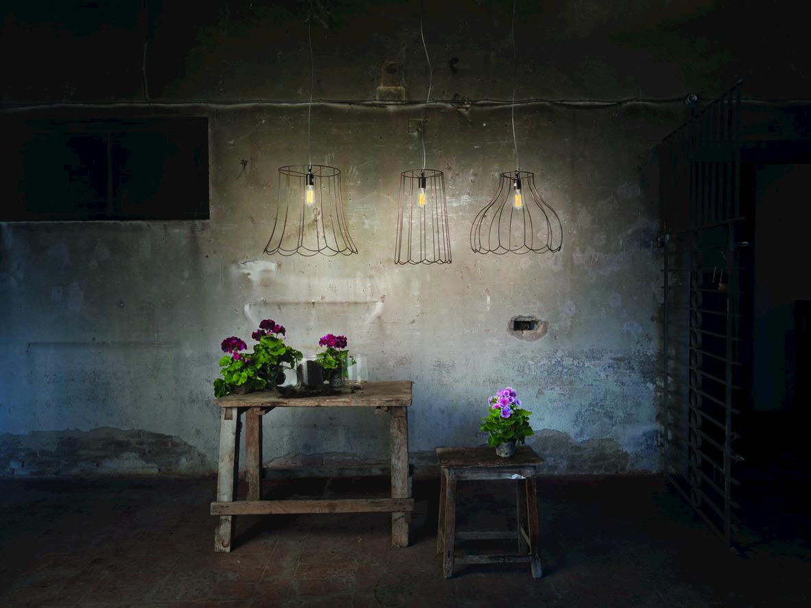 LUCILLA Iron pendant lamp