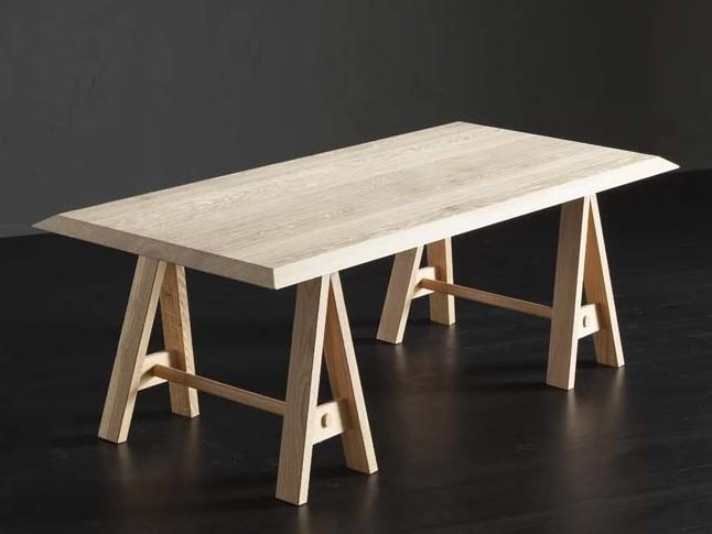 RIO + HORSE Rectangular wooden dining table