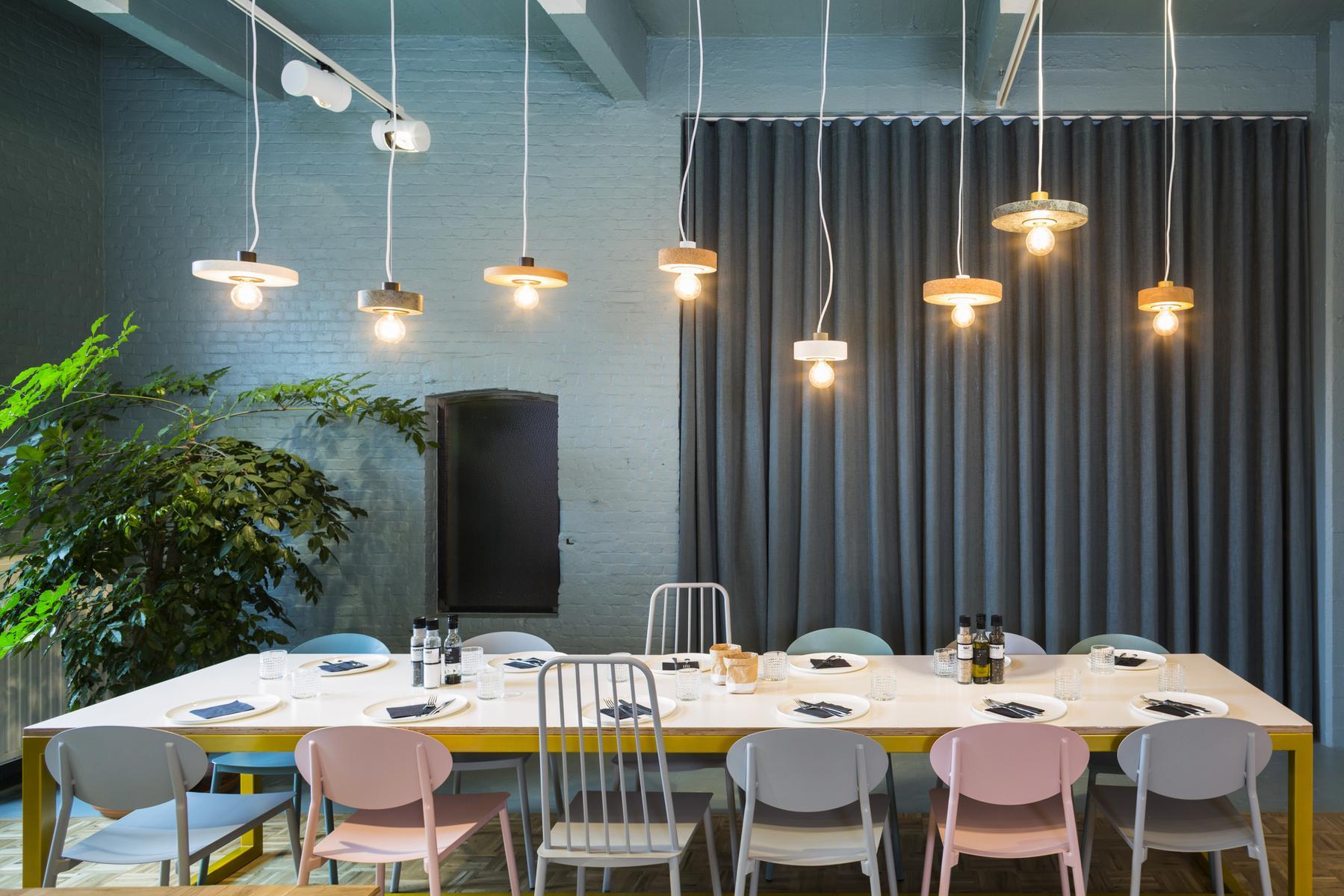 ROND Wooden pendant lamp