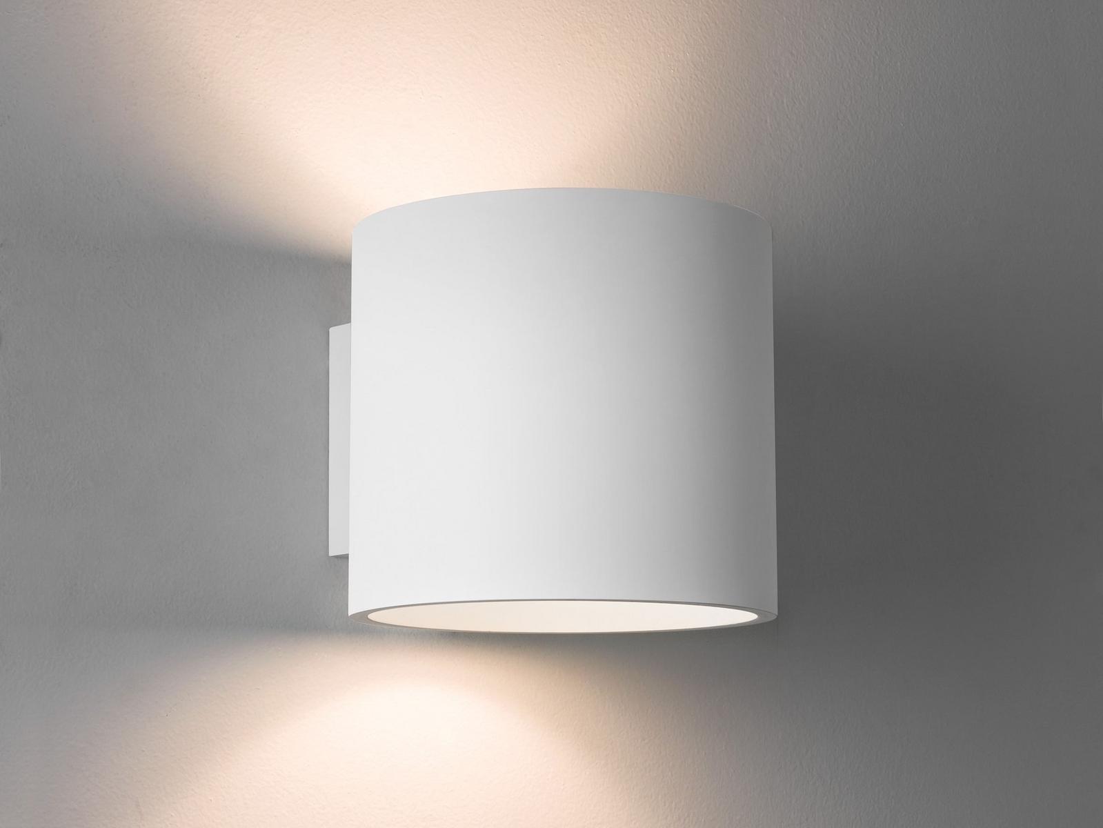 BRENTA Plaster wall light with dimmer