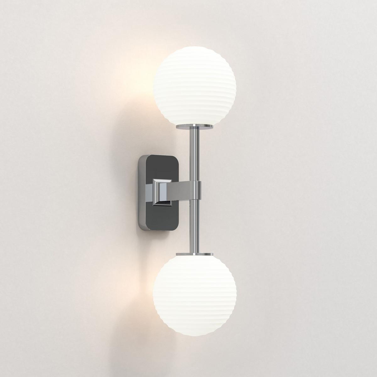 TACOMA TWIN LED zinc wall lamp for bathroom