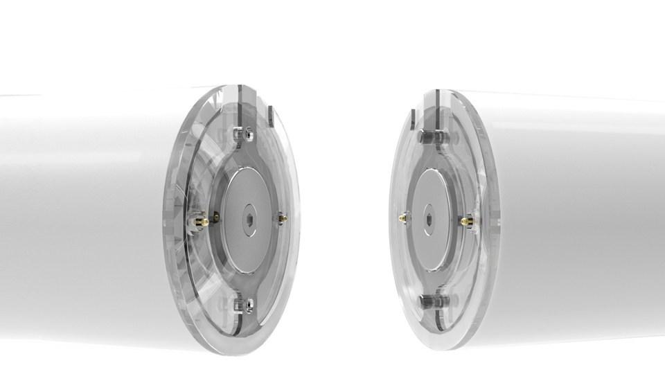 ALPHABET OF LIGHT CIRCULAR LED methacrylate pendant lamp