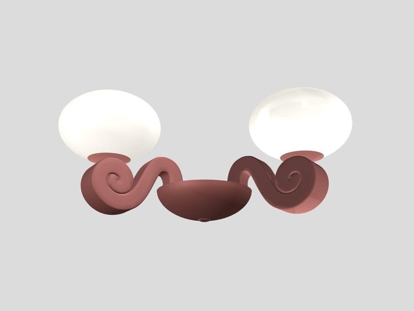 BUSTIER A2 Expanded polyurethane wall lamp