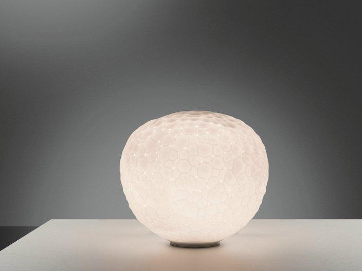 METEORITE Blown glass table lamp
