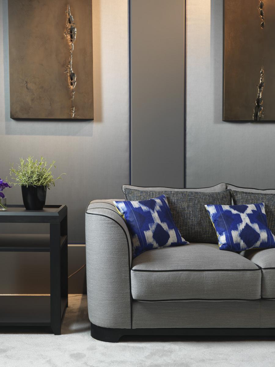 PALAIS ROYAL 3 seater nabuk sofa PALAIS ROYAL 3 seater nabuk sofa