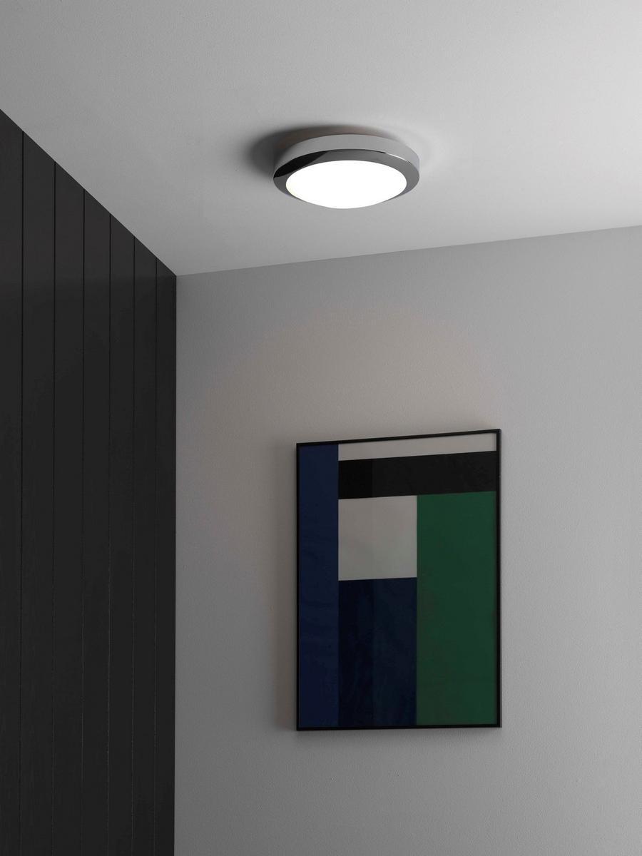 DAKOTA 300 Glass and steel wall lamp / ceiling lamp