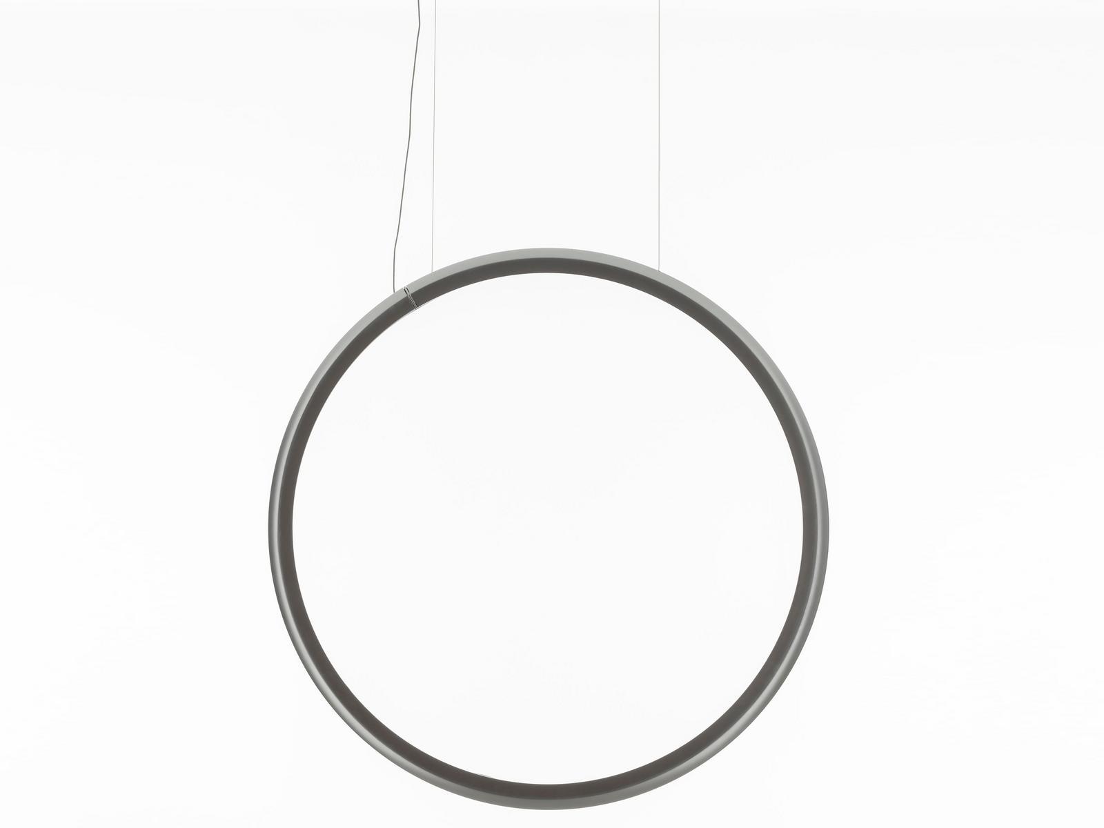 DISCOVERY VERTICAL LED direct light technopolymer pendant lamp