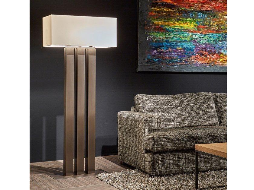WALTZ OF VIENNA F3 Direct-indirect light metal floor lamp