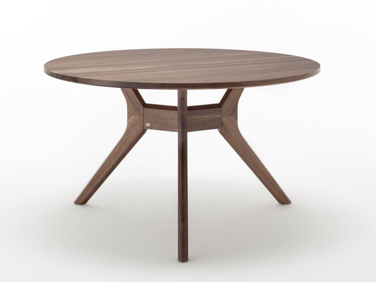 965 Round wooden dining table