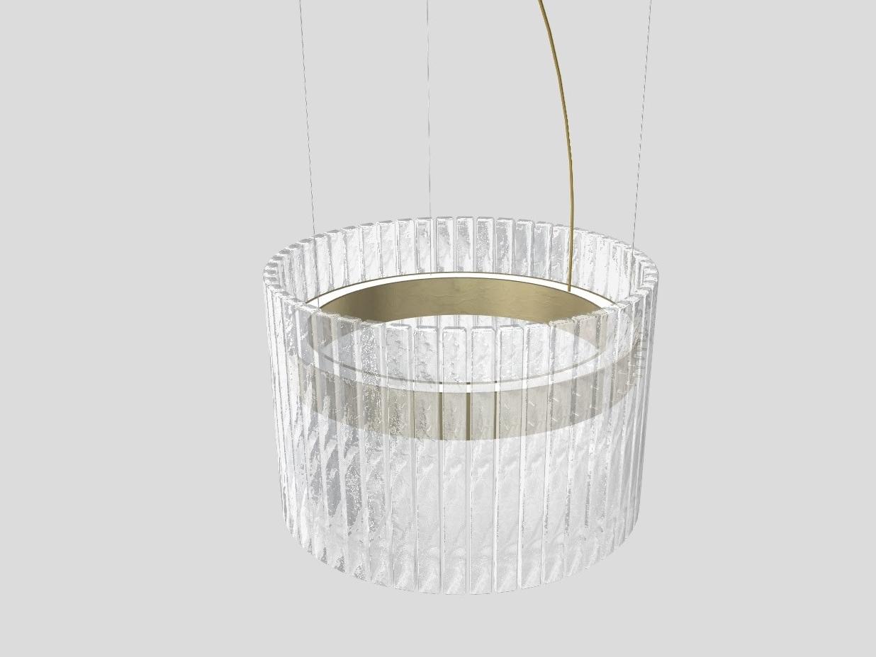 VEGAS SR D60 LED glass pendant lamp