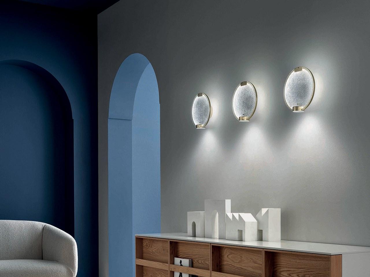HORO A LED glass wall light